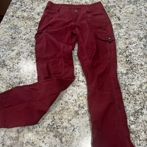 Kuhl - Maroon Cargo Pants - Size 4